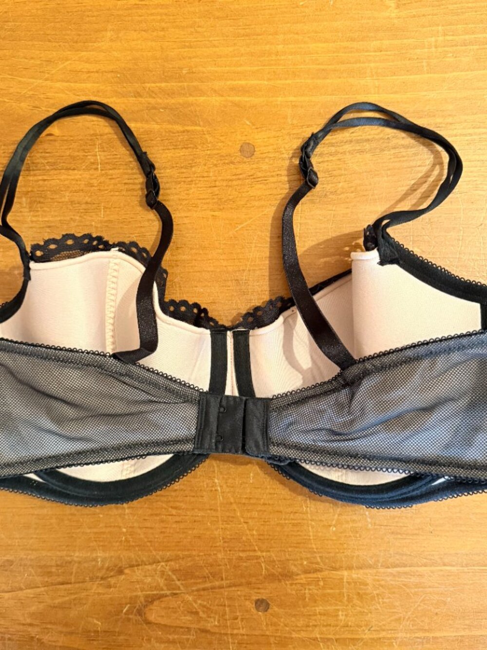 b.tempt’d by Wacoal Ciao Bella Lace Balconette Bra 38DD/38E Black - never worn - Picture 3 of 5